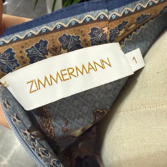 Zimmermann Ascension Paisley Floral Halter Neck Maxi Dress - Picture 10 of 11